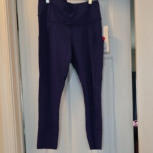 lululemon athletica Women's sz 8  Lark  Leggings Fast and Free HR crop 23"